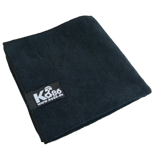 KO86 Allround Microfasertuch schwarz 40x40cm 300GSM