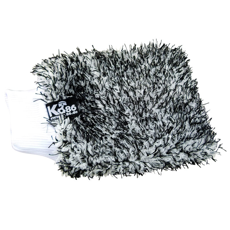 KO86 car wash glove with sliding fibers
